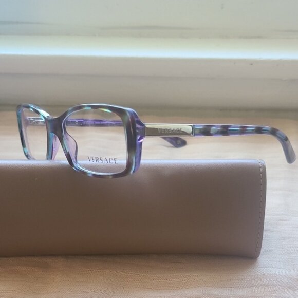 NEW & AUTHENTIC GLASSES VERSACE MODEL 3140, SIZE 52-15-135, COLOR 873 - Picture 2 of 3